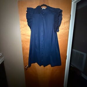 Crown & Ivy Midnight Blue Blouse